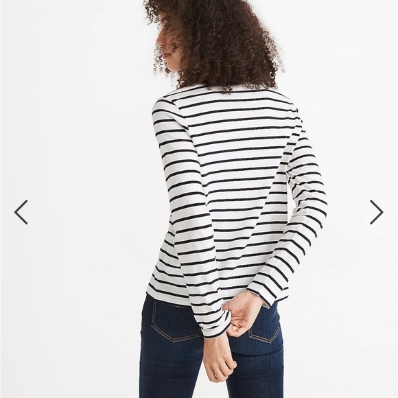 Madewell Northside Long-Sleeve Vintage Tee in Etta Stripe - Picture 2 of 6